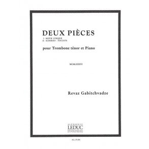 Revaz Kondrat'yevich Gabitchvadzé: 2 Pièces (Trombone & Piano)