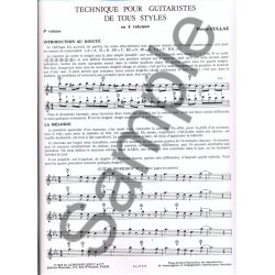 Pierre Cullaz: Techniques pour Guitaristes de tous Styles Vol.4 (Guitar solo)