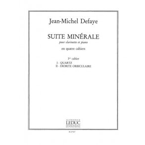 Jean Michel Defaye: Suite minérale Vol.1 (Clarinet & Piano)