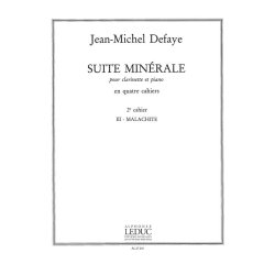 Jean Michel Defaye: Suite min&eacute;rale Vol.2 (Clarinet & Piano)