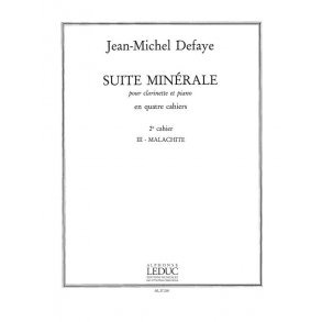 Jean Michel Defaye: Suite minérale Vol.2 (Clarinet & Piano)