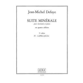Jean Michel Defaye: Suite minérale Vol.3 (Clarinet & Piano)