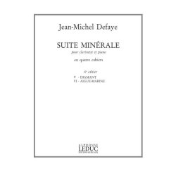 Jean Michel Defaye: Suite min&eacute;rale Vol.4 (Clarinet & Piano)