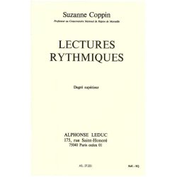 Coppin Lectures Rythmiques Degre Superieur Book