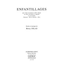 Betsy Jolas: Enfantillages (Choral-Female accompanied)