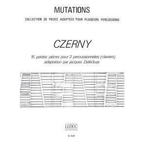 Karl Czerny: 15 Petites Pièces (Percussions 2)