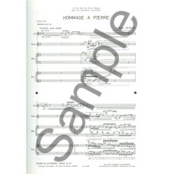 Edison Denisov: Hommage &agrave; Pierre (Ensemble-Mixed 8 or more)