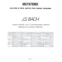 Johann Sebastian Bach: 7 Petits Pr&eacute;ludes (Percussions 2)