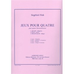 Siegfried Fink: Jeux pour Quatre (Percussions 4)