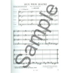 Siegfried Fink: Jeux pour Quatre (Percussions 4)