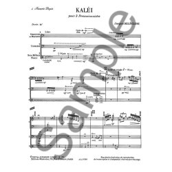 Jacques Del&eacute;cluse: Kal&eacute;i (Percussions 3)