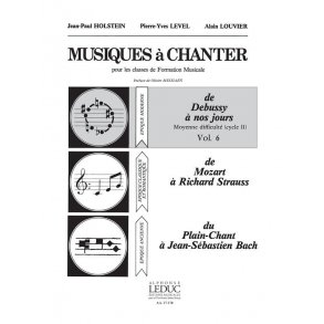 Holstein Level Musiques A Chanter Cycle 2 Niv Moy Vol 6 Debussy Vce Bk