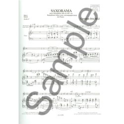 Christian Dachez: Saxorama (Saxophone-Alto & Piano)
