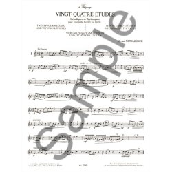 L.Julien Vannettelbosch: 24 Etudes m&eacute;lodiques et techniques (Trumpet solo)