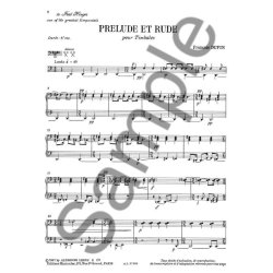 Fran&ccedil;ois Dupin: Pr&eacute;lude et Rude (Percussion solo)