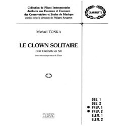 Micha&euml;l Tonka: Le Clown solitaire (Clarinet & Piano)