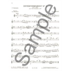 Wolfgang Amadeus Mozart: Divertissement No.2, KV439b (Clarinets 3)