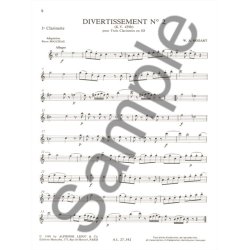 Wolfgang Amadeus Mozart: Divertissement No.2, KV439b (Clarinets 3)