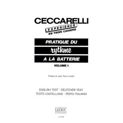Jean-Paul & Andr&eacute; Ceccarelli J.P.& An.: Ceccarelli-Exp&eacute;rience Vol.1 (Percussion solo)