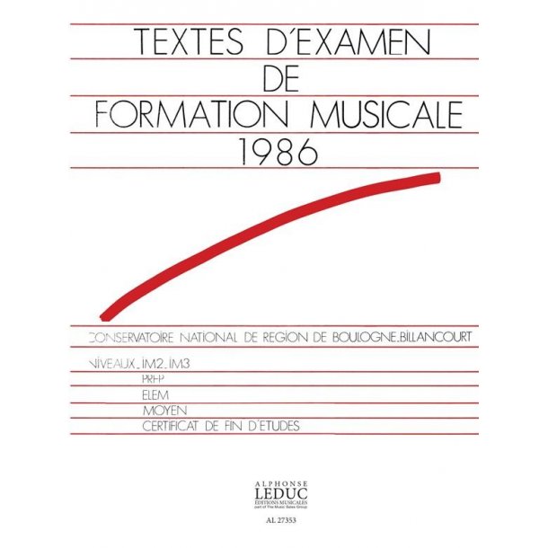 Louvier Le Forestier Textes D'examen De Formation Musicale 1986 Book