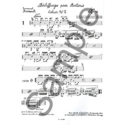Emmanuel & Guy Boursault E.& Lef&egrave;vre G.: D&eacute;chiffrage Vol.2: Easy to Difficult (Percussion solo)