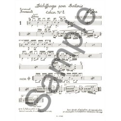 Emmanuel & Guy Boursault E.& Lef&egrave;vre G.: D&eacute;chiffrage Vol.2: Easy to Difficult (Percussion solo)