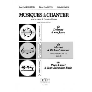 Holstein Level Musiques A Chanter 3 Niveau Diff Vol 8 Mozart A Strauss