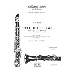 Johann Sebastian Bach: Pr&eacute;lude et Fugue No.16, BWV885 in G minor (Clarinets 4)