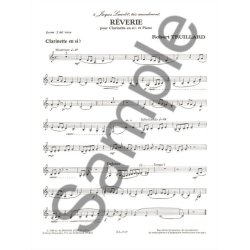 Robert Truillard: R&ecirc;verie (Clarinet & Piano)