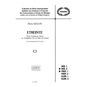 Pierre Séguin: Etreinte (Trumpet & Piano)