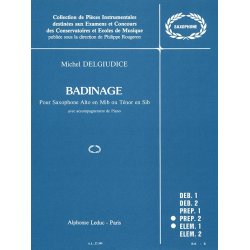 Michel Delguidice: Badinage (Saxophone-Alto & Piano)