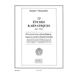 Jacques Charpentier: 72 Etudes karnatiques - 5e Cycle (Piano solo)