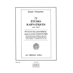 Jacques Charpentier: 72 Etudes karnatiques - 6e Cycle (Piano solo)