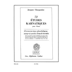 Jacques Charpentier: 72 Etudes karnatiques - 8e Cycle (Piano solo)