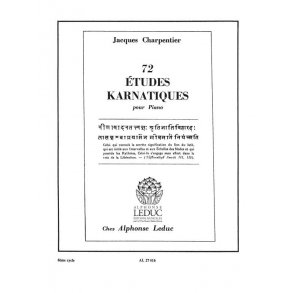 Jacques Charpentier: 72 Etudes karnatiques - 8e Cycle (Piano solo)