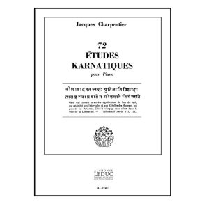 Jacques Charpentier: 72 Etudes karnatiques - 9e Cycle (Piano solo)