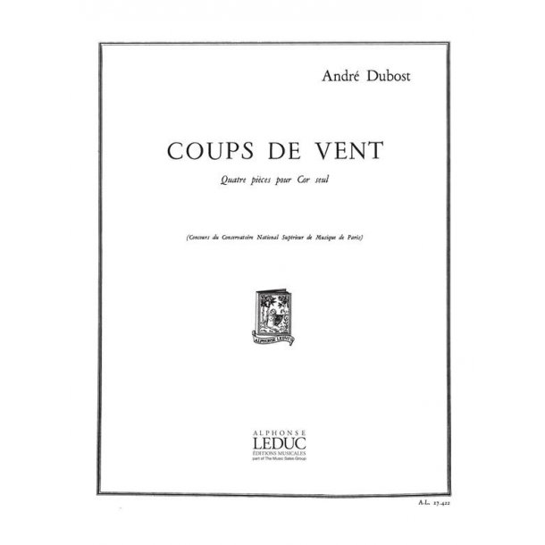 L.A. Dubost: Coups de Vent, 4 Pi&egrave;ces (Horn solo)