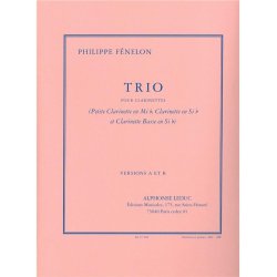 Philippe Fenelon: Trio (Clarinets 3)