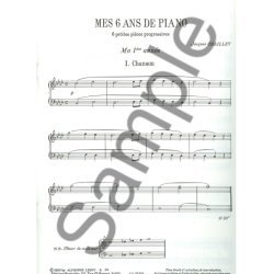 Jacques Chailley: Mes Six Ans de Piano, 6 Pi&egrave;ces progressives (Piano solo)