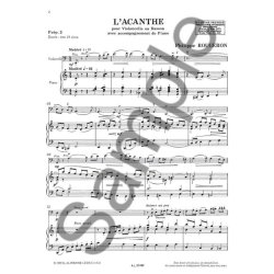 Philippe Rougeron: L'Acanthe (Cello & Piano)