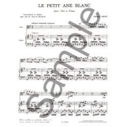 Ibert Little White Donkey Vla/Pf Bk