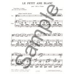 Ibert Little White Donkey Vla/Pf Bk