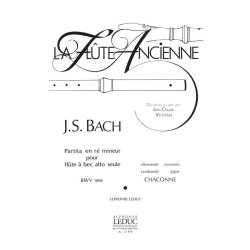 Johann Sebastian Bach: Partita BWV1004 in D Minor arr. for Alto Recorder Solo
