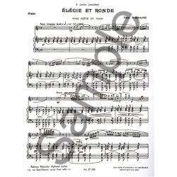 Elsa Barraine: El&eacute;gie et Ronde (Flute & Piano)