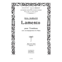 Elsa Barraine: Lamento (Trombone & Piano)