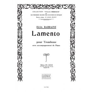 Elsa Barraine: Lamento (Trombone & Piano)