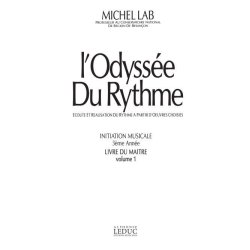 Lab Odyssee Du Rythme Volume 1 Initiation Musicale 3me Annee Maitre Bk
