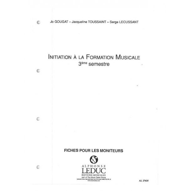 Lecussant I. F. M. Fiches Pedagogiques Moniteur No.3 Le Complet Book