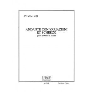 Jehan Ariste Alain: Andante con variazioni et Scherzo (Quintet-Piano)