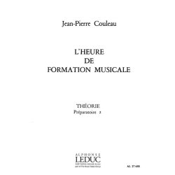 Couleau Heure De Formation Musicale Preparatoire 2 Theorie Book